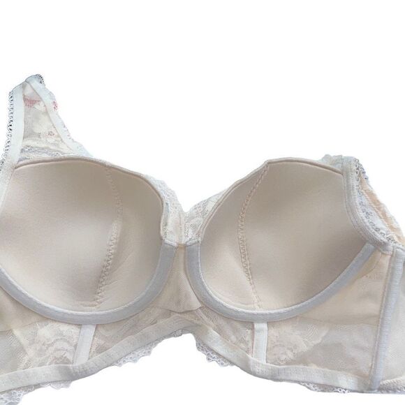 Victoria's Secret Ladies 34D Corset Bra Adjustable Strap Back Hooks Lingerie - Picture 4 of 12